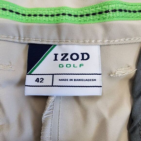 IZOD Men's Straight-Fit Stretch Golf Shorts Size 42 F13 - Picture 6 of 7